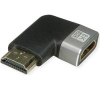 ROLINE Adaptateur HDMI 8K, HDMI ST/BU, coudé à 90