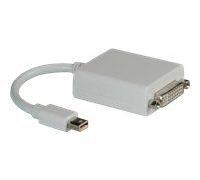 ROLINE Adaptateur Mini DisplayPort-DVI, MiniDP M - DVI F
