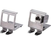 Roline Adaptateur pour profilé profilé 2 ports argent (métallisé)