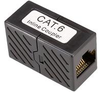 Roline adaptateur RJ45 RJ45 Adaptateur CAT 6 0 mm noir