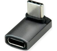 ROLINE Adaptateur USB4 Gen 3x2 type C ST/BU, aluminium, 90°, large, argenté