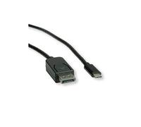 Roline - Adaptateur vidéo externe - USB-C 3.1 - DisplayPort - noir