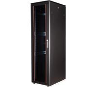 ROLINE Armoire réseau 19 pouces Pro 47 UH 600x800 LxP porte vitrée noire (26.21.0238)