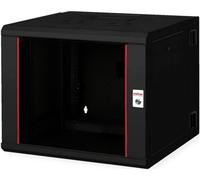 ROLINE Boîtier Mural 19 Pouces Pro 9 U, 600 x 600 L x P, Deux Parties pivotantes, Noir