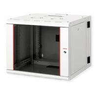 ROLINE Boîtier Mural 19 Pouces Pro 9 U, 600 x 600 L x P, Deux Parties pivotantes, Gris