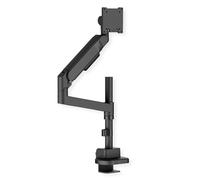 ROLINE Bras LCD pour Charges Lourdes, Barre de Support, 4 articulations, Montage sur Table, jusqu'à 22/27 kg, Noir