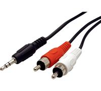 ROLINE Câble 3,5mm / 2x RCA M, 5m