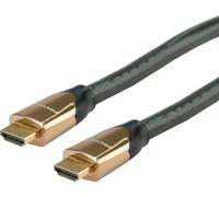ROLINE Câble 4K PREMIUM HDMI Ultra HD avec Ethernet, ST/ST, noir, 9 m