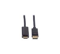 Roline - Câble adaptateur - DisplayPort mâle pour HDMI mâle - 2 m - blindé - noir