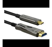 ROLINE Câble Adaptateur Vidéo 14.01.3474, 30m, HDMI Type A (Standard) vers USB Type-C, 3840x2160 60Hz, Mâle/Mâle, Noir