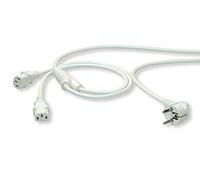 ROLINE Câble d'alimentation en Y, Blanc, 2 m