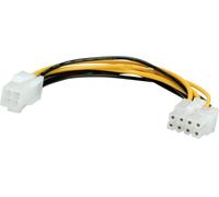 ROLINE Câble dalimentation interne 8 pins PCI Express mâle - P4 mâle, 0,15 m