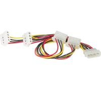 ROLINE Câble dalimentation interne Y 4 x 4 pôles pour disques, 0,45 m