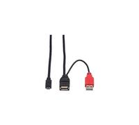 Roline - Câble d'alimentation / USB - Micro-USB de type B (M) pour USB type B, USB (alimentation uniquement) - 1 m - noir