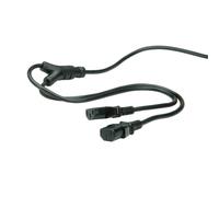 ROLINE Câble d'Alimentation Y 1.8m - Connecteur CEE7/7 Mâle vers Coupleur C13 Femelle - 250V 10A - Noir - Réf: 19.08.1022