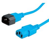 ROLINE Câble de raccordement d'appareils, IEC 320 C14 - C13, Bleu, 0,8 m