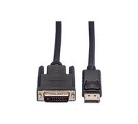 Roline - Câble d'écran - DisplayPort (M) pour DVI-D (M) - 3 m - vis moletées - noir