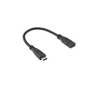 Roline - Câble d'extension USB - USB-C (M) pour USB-C (F) - USB 3.1 - 15 cm - noir