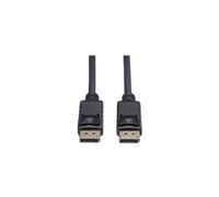 Roline - Câble DisplayPort - DisplayPort (M) pour DisplayPort (M) - DisplayPort 1.2 - 1.5 m - sans halogène, support 4K - noir