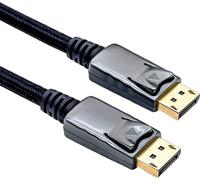 ROLINE Câble DisplayPort, DP-DP, v1.2, ST - ST, noir-métallique, 1,5 m