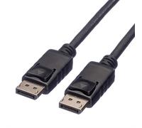 ROLINE câble DisplayPort - DP M/M v.2.1 - classification LSOH - transmission de signaux vidéo et audio - noir 7,5 m