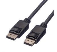 ROLINE câble DisplayPort - DP M/M v.2.1 - classification LSOH - transmission de signaux vidéo et audio - noir 7,5 m