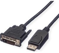 ROLINE Câble DisplayPort DP ST - DVI ST, noir, 2 m