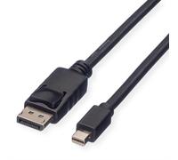ROLINE Câble DisplayPort, DP ST - Mini DP ST, noir, 2 m