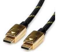 ROLINE Câble DisplayPort GOLD, DP ST - ST, 10 m