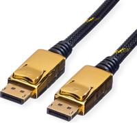 ROLINE Câble DisplayPort GOLD, DP ST - ST, 7,5 m