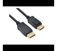 ROLINE Câble DisplayPort Mâle/Mâle 3m Noir - 15360x8640 80Gbit/s 120Hz - Connecteurs Droit/Droit - Référence 11.04.6027