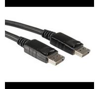 ROLINE Câble DisplayPort Mâle - Mâle 5m DP v1.1 Noir, Blindage magnétique, Plug and Play, Connecteurs DisplayPort Mâle à chaque extrémité
