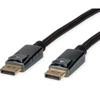 ROLINE Câble DisplayPort, v1.4, DP ST - ST, noir / argent, 1 m