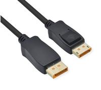 ROLINE Câble DisplayPort, v2.1, 16K, DP St - St, Noir, 3 m