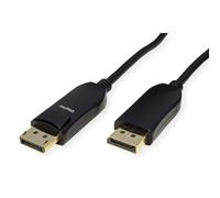 ROLINE Câble DisplayPort v2.1 (AOC), 10K@60Hz, 54Gbit/s, UHBR13.5, ST/ST, 30 m