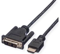 ROLINE 11045532 - Câble, fiche HDMI <> fiche DVI-D 18 +1, 3,0 m