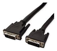 ROLINE Câble pour moniteur DVI, connecteur mâle vers connecteur mâle, 20 m