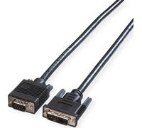 ROLINE Câble DVI-VGA, DVI (12+5) ST - HD15 ST, 5 m