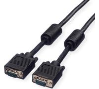 ROLINE Câble Moniteur avec Noyau de ferrite+DDC, HD15 St-St, 2 m