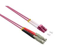 ROLINE Câble Fibre Optique Duplex 50/125µm OM4, LSH/LC, LSOH, Violet, 5 m