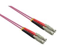 ROLINE 21159493 - Câble patch à fibre optique, LSH Duplex, OM4, 50/125 µm, violet,