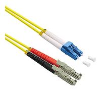 ROLINE câble Fibre Optique Duplex 9/125 µm OS2, LSH APC/LC UPC, LSOH, Jaune, 1 m