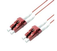 ROLINE Câble Fibre Optique Slim 50/125µm OM4, LSOH, LC/LC, Violet, 1 m
