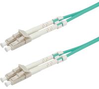 ROLINE fibre optique - câble fibre - 50µ LC / LC OM3 - Aqua 1 m
