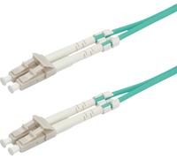 ROLINE Câble FO 50/125µm OM3, LC/LC, connecteurs Low-Loss, turquoise, 3 m