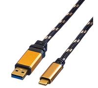 ROLINE Câble Gold USB 3.2 Gen 1, A-C, St/St, 0,5 m