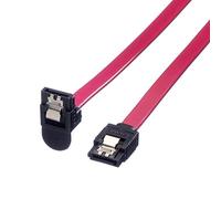 Roline Câble SATA interne 6.0 Gbit/s coudé avec attache 1,0 m