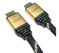 ROLINE Câble HDMI 5m Double blindage 2160p Full HD 3D - Noir