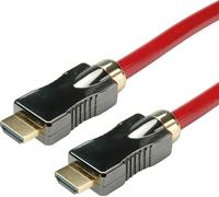 ROLINE Câble HDMI 8K Ultra HD avec Ethernet, ST/ST, rouge, 5 m