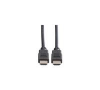 Roline - Câble HDMI avec Ethernet - HDMI mâle pour HDMI mâle - 1 m - blindé - noir